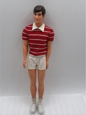 Vintage 1974 Barbie Free Moving KEN Doll Tennis and Golf #7280 Mattel Mod Era